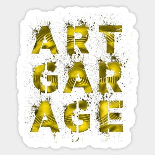 Street Art Garage Splash Graffiti Sticker